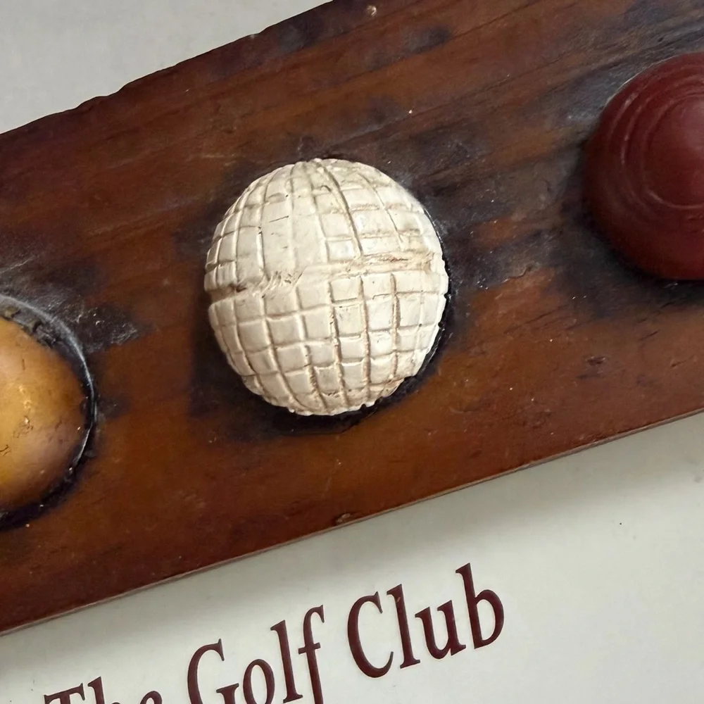 Vintage The Golf Club by Devine Handpainted 5x7 Picture Frame - PERFECT GIFT!
